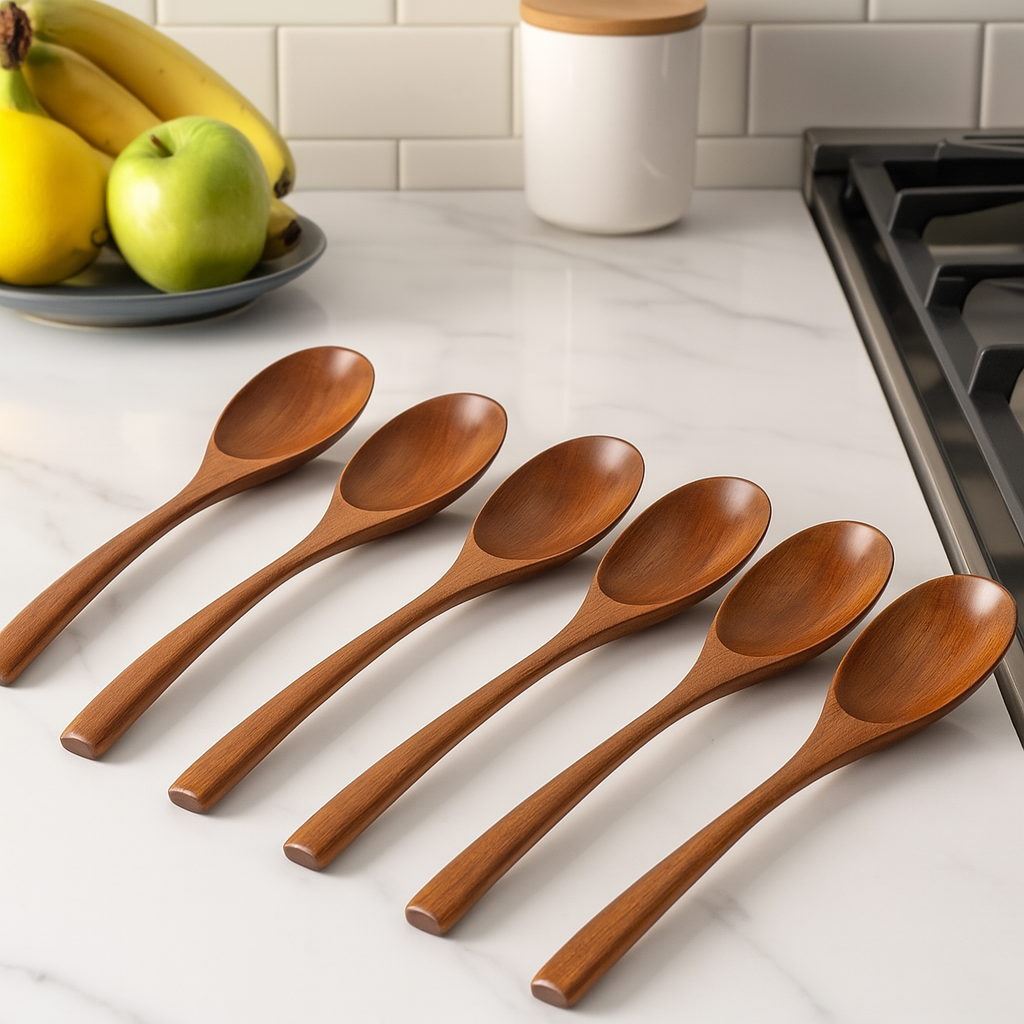 Premium Wooden Spoon Set (6pc.)