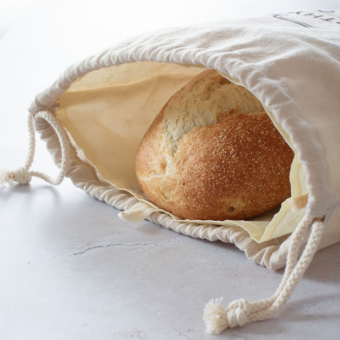 Bliss Bag - Beeswax Lined Bread Bag