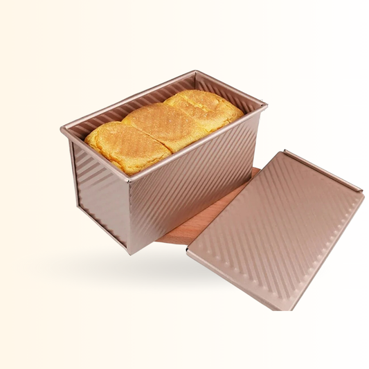 Non-Stick Bread Baking Pan with Lid (8.5 in)