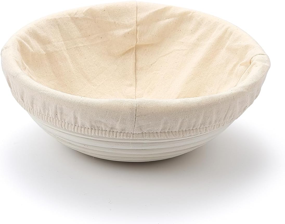 Round Bread Banneton Basket & Liner 10"