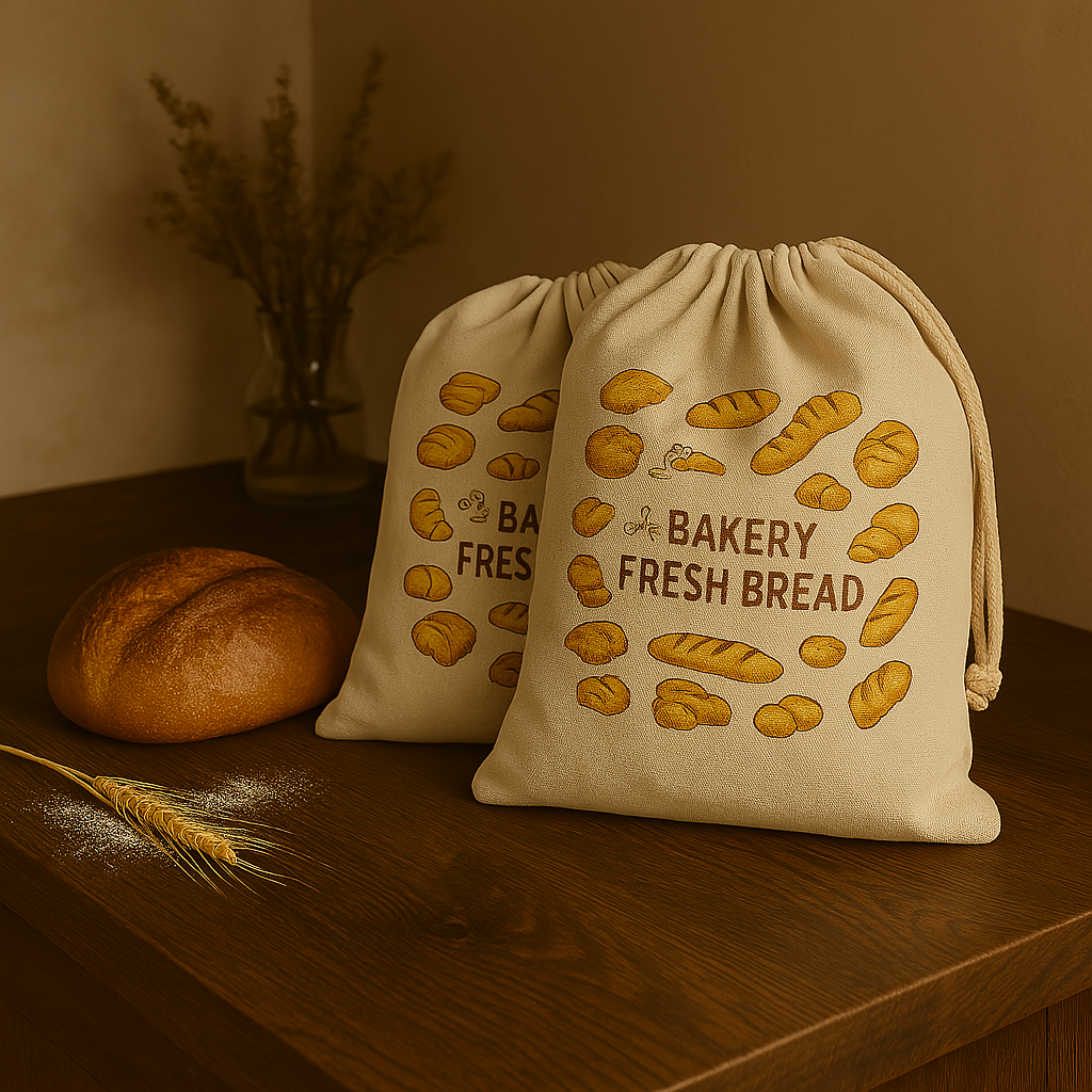 Reusable Linen Bread Bag