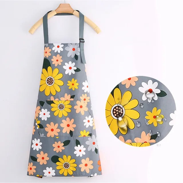 Petal Perfection Kitchen Apron