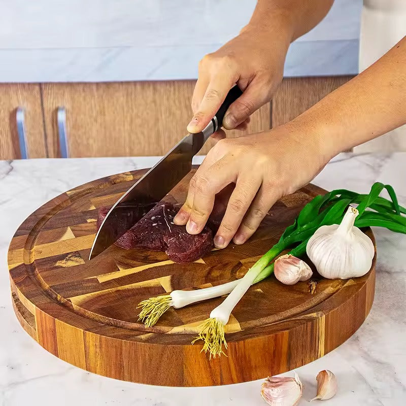 Rustic Roundwood Cutting Board