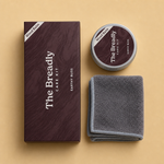 The Breadly Care Kit: wood balm tin, carton and polishing cloth