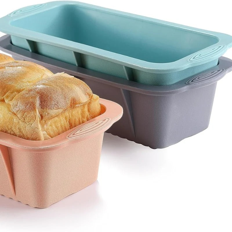 Oven-Safe Silicone Bread Pan in Pink (10 in)