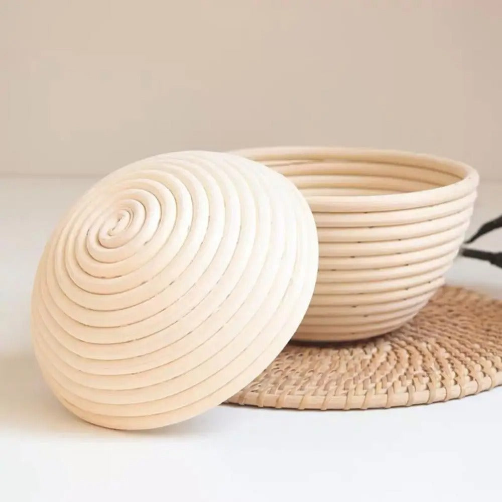 Round Bread Banneton Basket & Liner 10