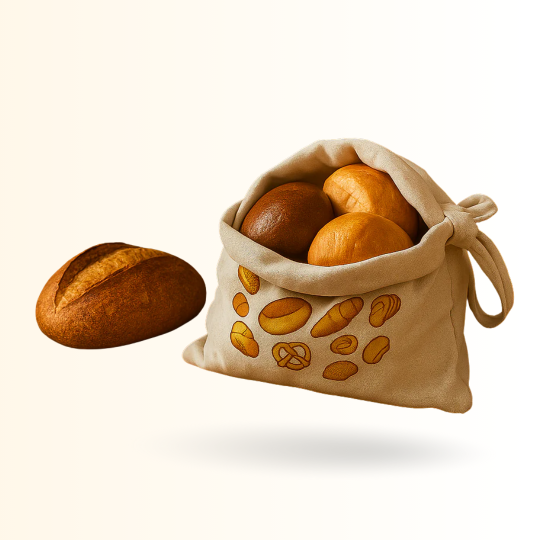 Reusable Linen Bread Bag