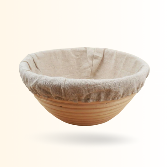 Round Bread Banneton Basket & Liner 10"